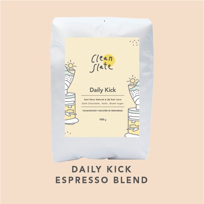 

Biji Kopi Arabika Daily Kick 1000g - Espresso Blend