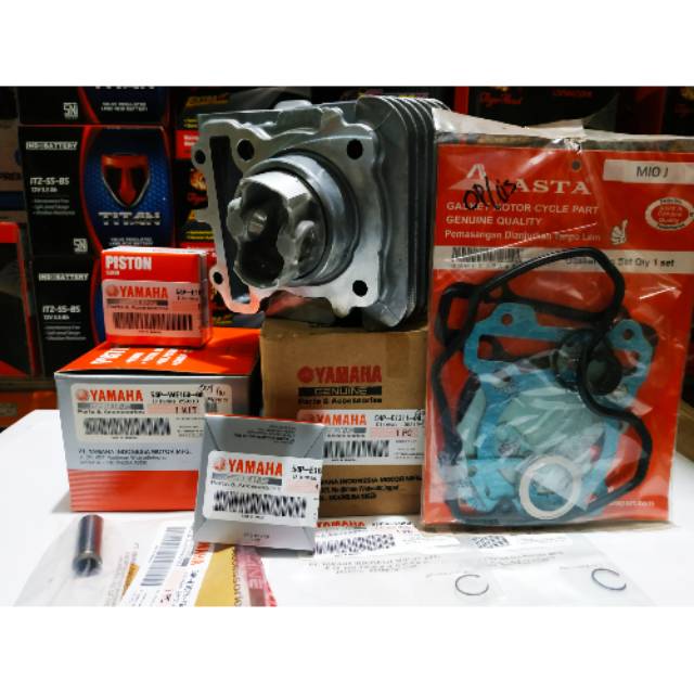 Paket Blok Seher Mio J X-Ride Fino Fi Original Yamaha YGP 54P-E1311-00 54P-WE160-00 Free Paking Top Set