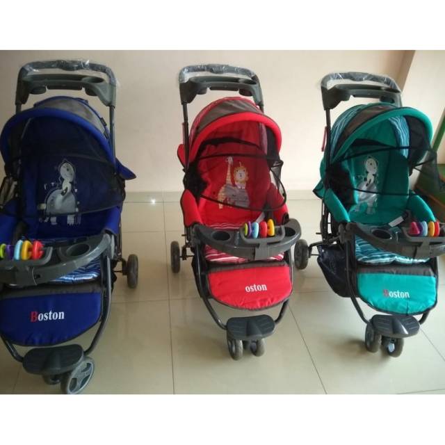 Kreta dorong bayi/stroller pliko boston