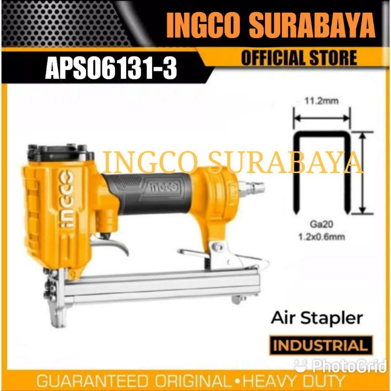 

INGCO APS06131-3 MESIN HEKTER TEMBAK ANGIN GA20 6-13MM AIR STAPLER STEPLES