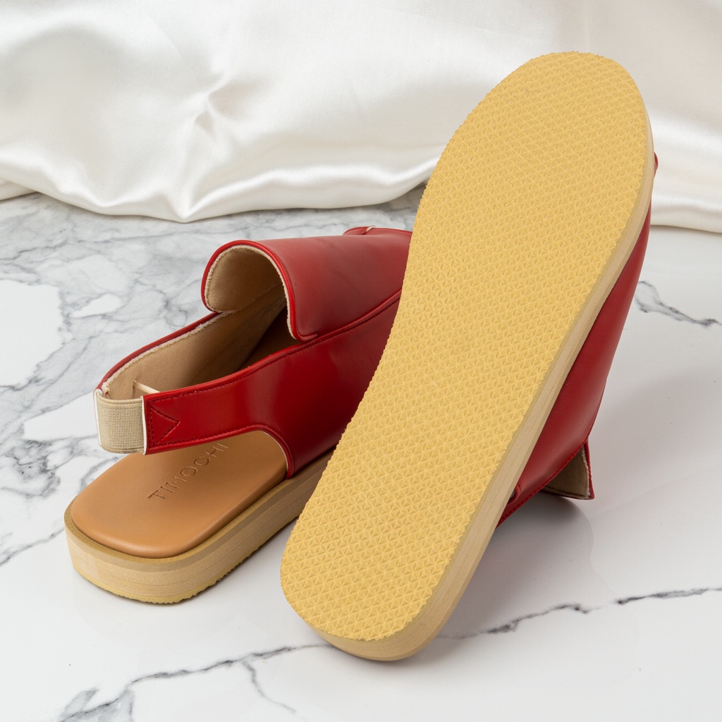 Sandal Slip On Wanita / Sandal Simple Wanita / Sandal Flat Terbuka / Sandal Tali Tinochi Simplify