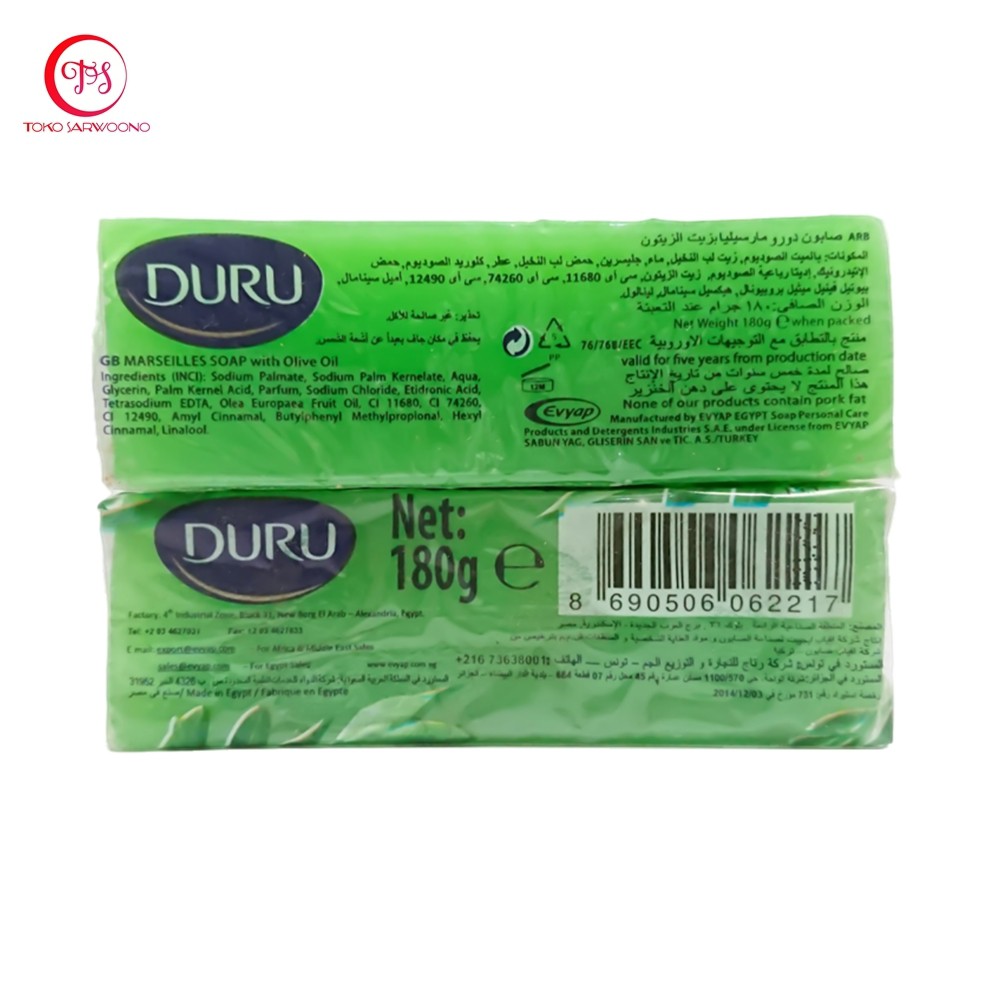 Sabun Duru Zaitun 180gr - With Olive Oil Soap