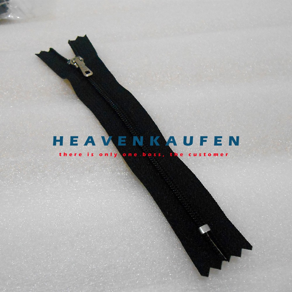 Resleting / Zipper YKK 12,5 cm-5 inch Hitam