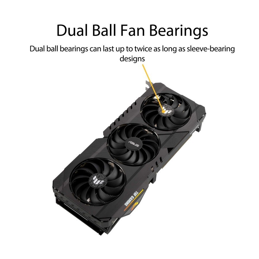 ASUS TUF GAMING RADEON RX 6700 XT OC 12GB GDDR6 256BIT - TRIPLE  FAN