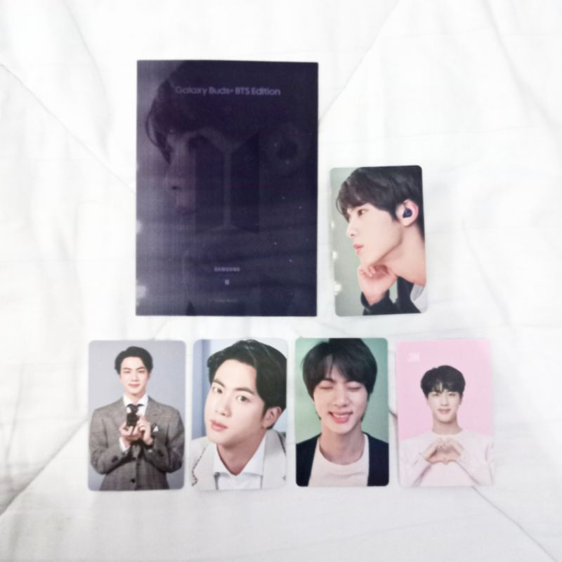 bts seokjin/jin samsung photocard/pc & chilsung photocard
