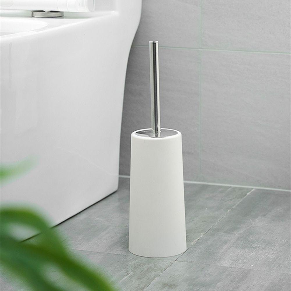 Populer Sikat Toilet Air Anti Bocor Pembersih Mandi Dengan Alas Stainless Steel Toilet Brush Holder Set