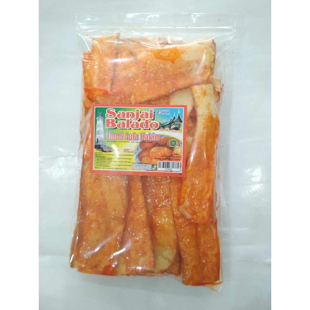 

Keripik Sanjai Balado Panjang Ummi Aufa Hakim 400 gram