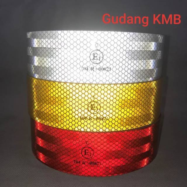 

Sticker reflektor / Stiker pemantul cahaya tambahan (1 Roll/25 Meter)