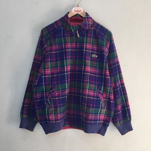 JAKET BOMBER LACOSTE BOLAK-BALIK