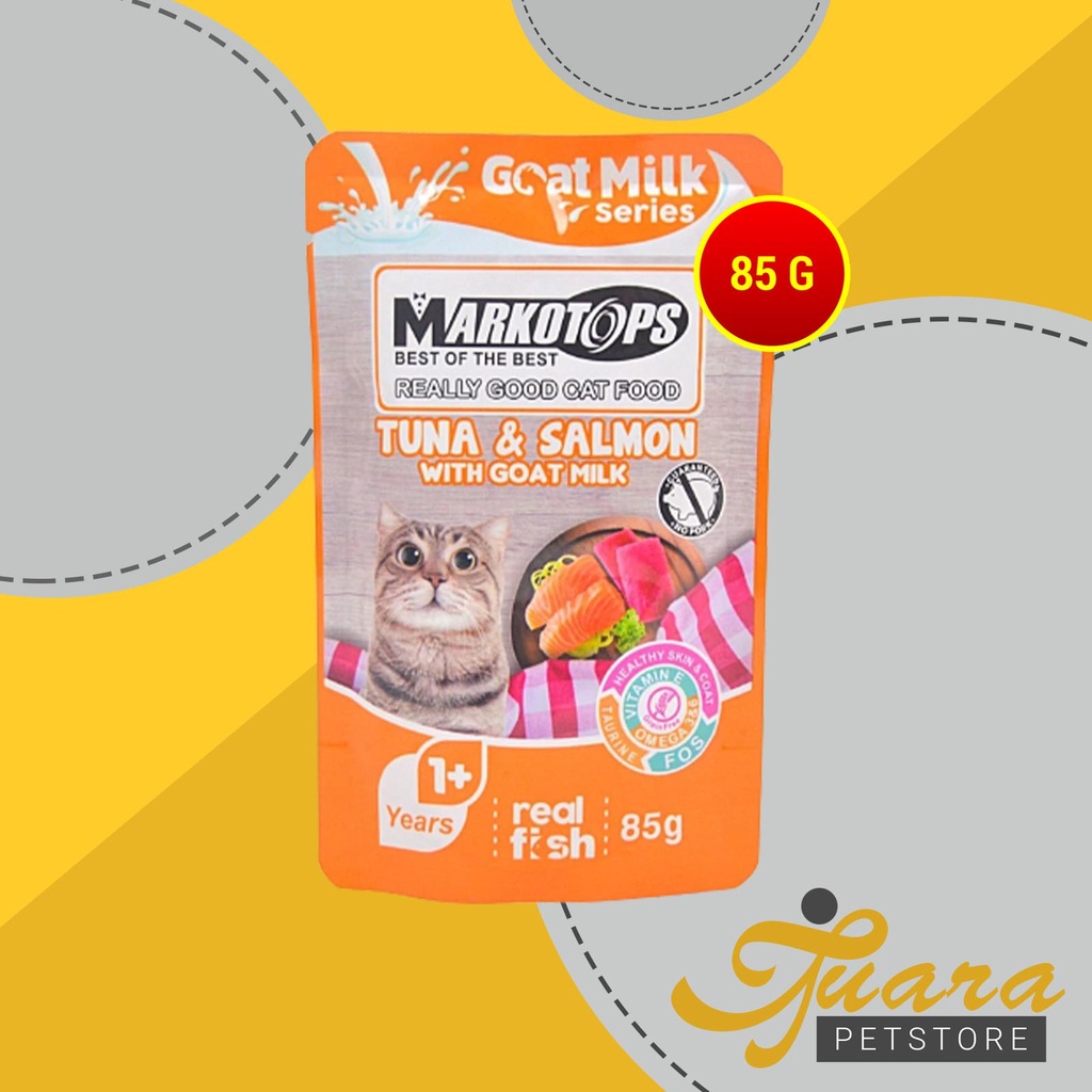 Markotops Makanan Kucing basah Pouch Sachet Cat Food Wet Food 85 Gram