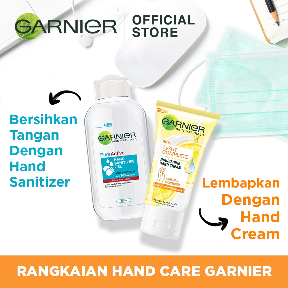 garnier light comp hand cream
