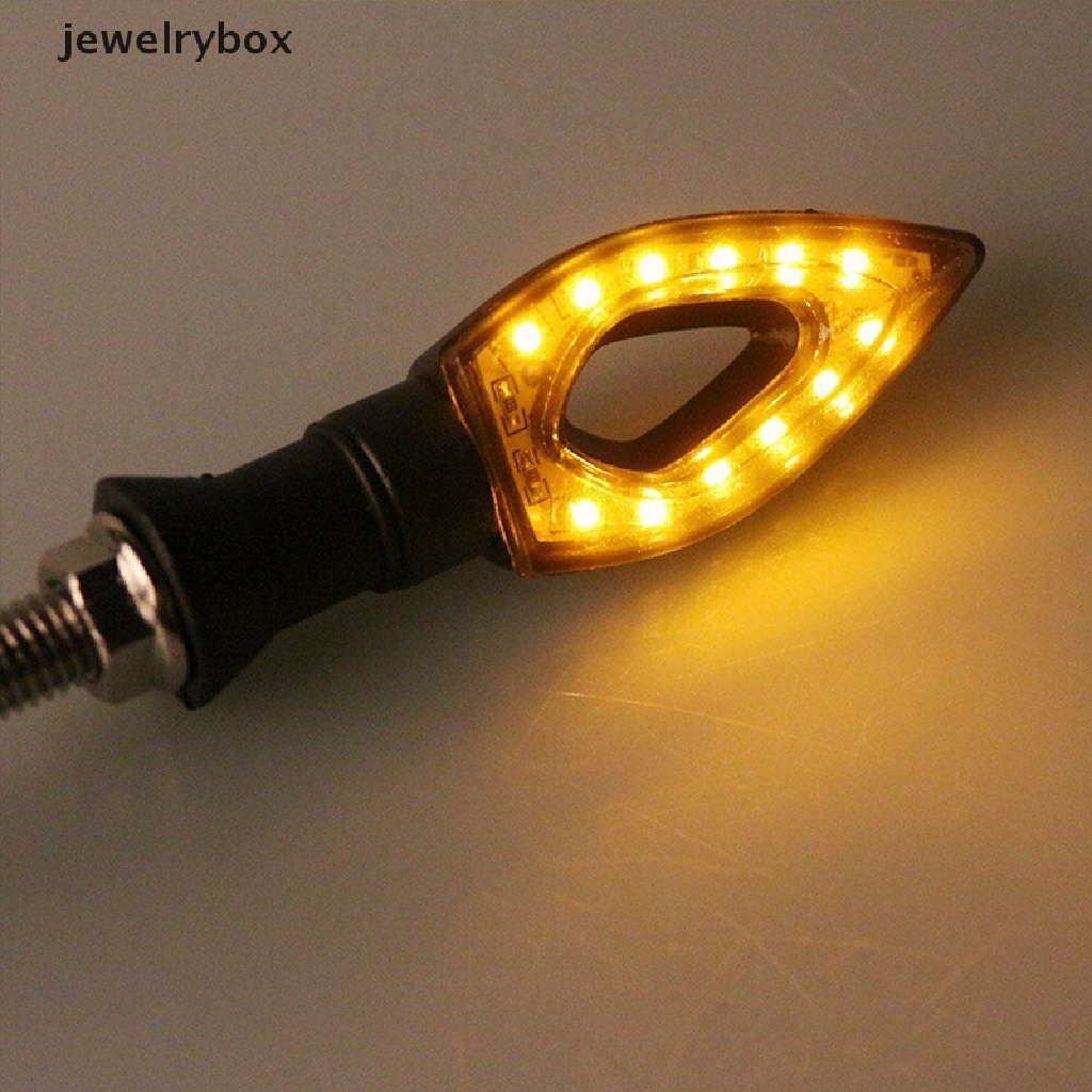 (Box) 1pc Lampu Sein LED Universal Warna Amber Untuk Motor