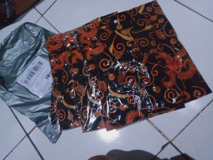 Nabila Batik Jumbo M / 10xl Kemeja Lengan Pendek Motif Bunga Salju Murah Batik Jumbo