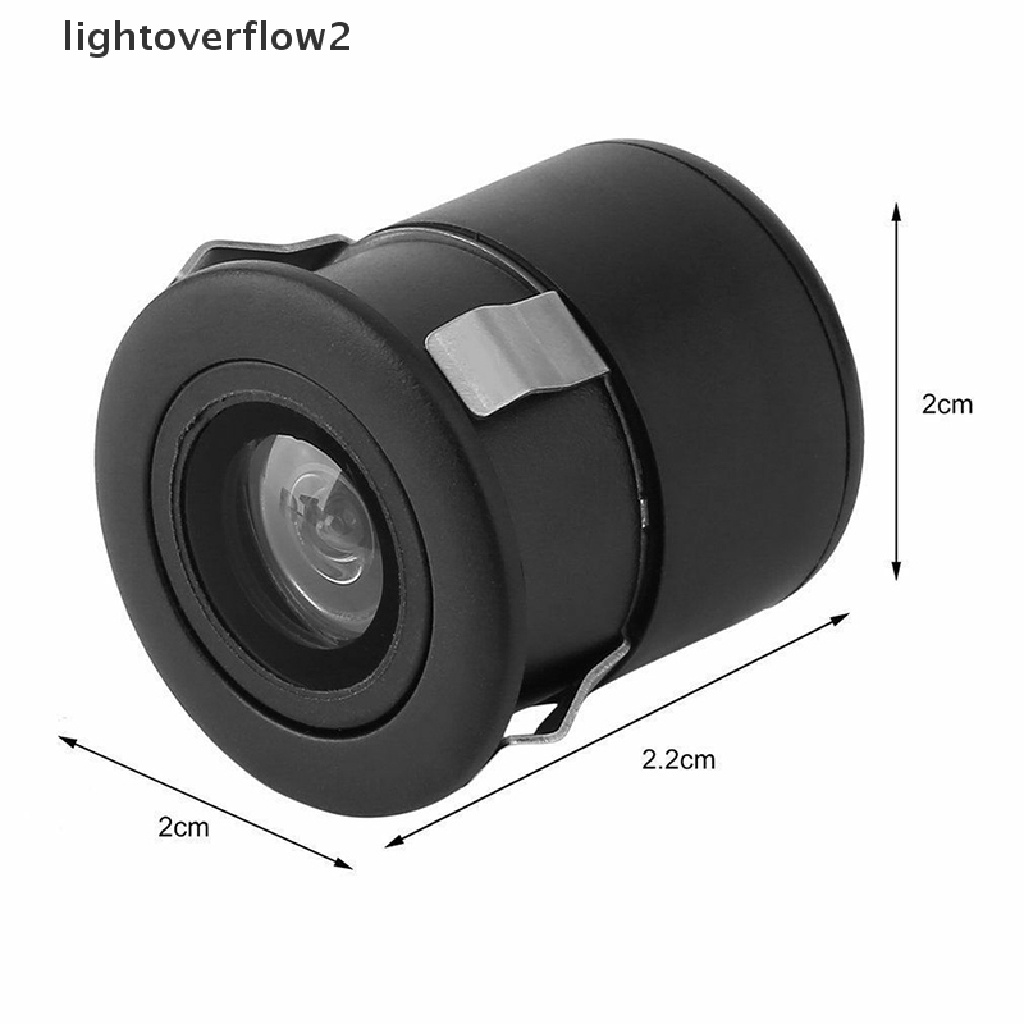 (lightoverflow2) Kamera Mundur / Parkir Mobil Mini Dengan Night Vision NTSC / PAL