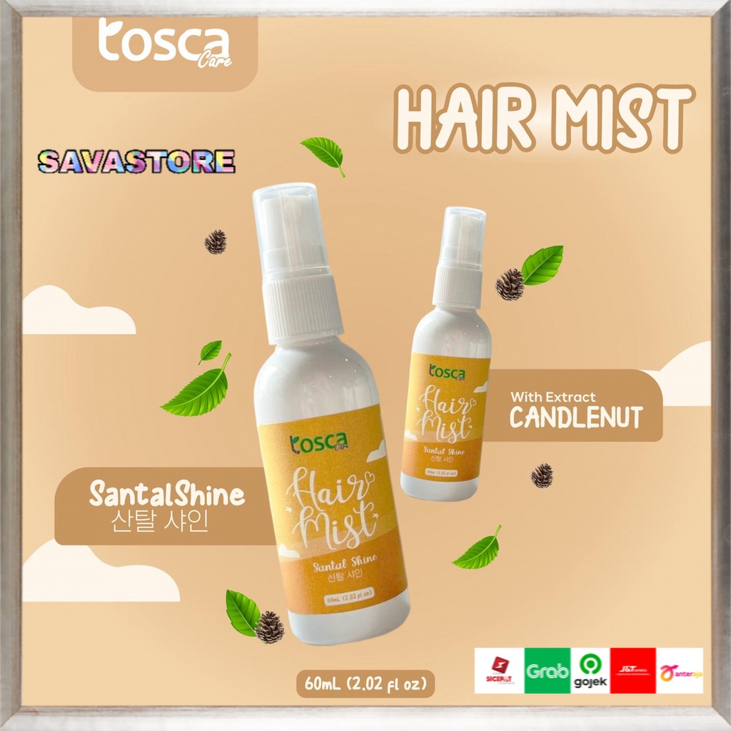 HAIR MIST PARFUME 60 ML - SPRAY PENGHARUM NUTRISI PELEMBUT RAMBUT