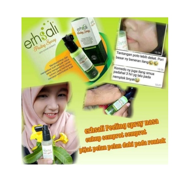 Perontok Daki Peeling Spray/Penghilang Komedo Peeling Spray/Peeling Spray Original