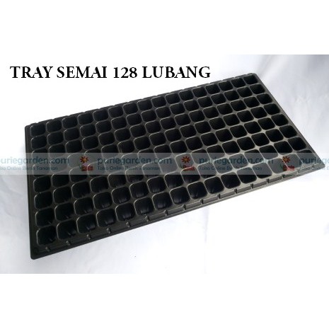 Tray semai 128 lubang