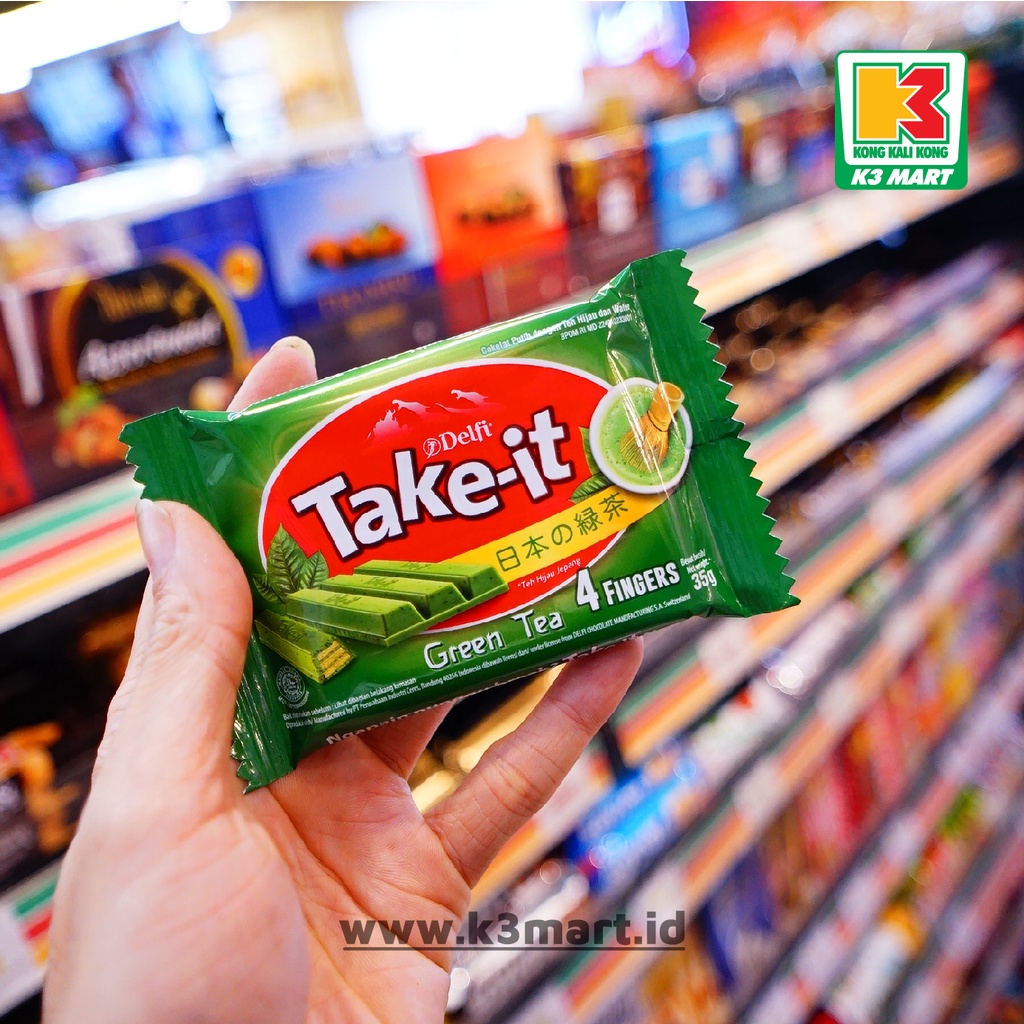 

Delfi Take It 4 Fingers Green Tea 35gr