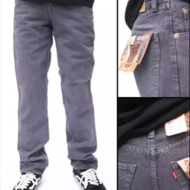 Celana Jeans Standar Panjang Pria Celana Panjang Regional Pria Size:27-32