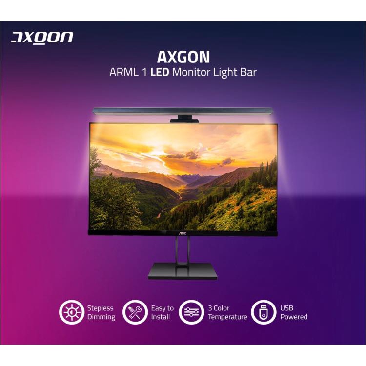 AXGON ARML 1 LED Monitor Light Bar 3 Color Temperatur