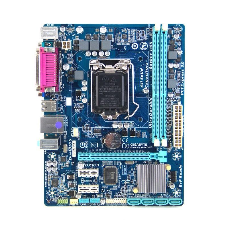 MOTHERBOARD GIGABYTE H61M DS2 SOKET 1155 - MTB GIGABYTE H61 PROMO MURAH