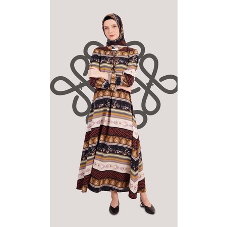 Gamis abaya hikmat D3988 abaya hikmat terbaru