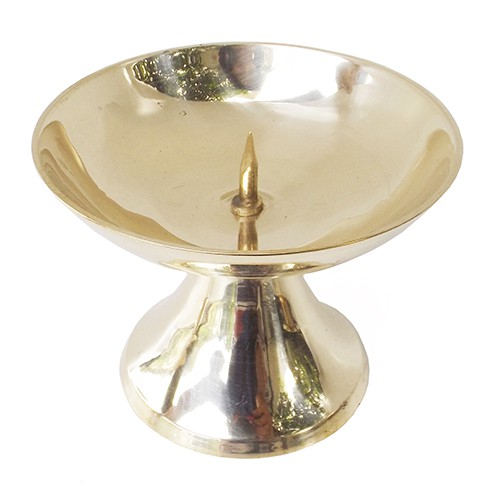 2-1/2" Tempat Lilin Kuningan / Candle Holder - HCH4052A / Chalice