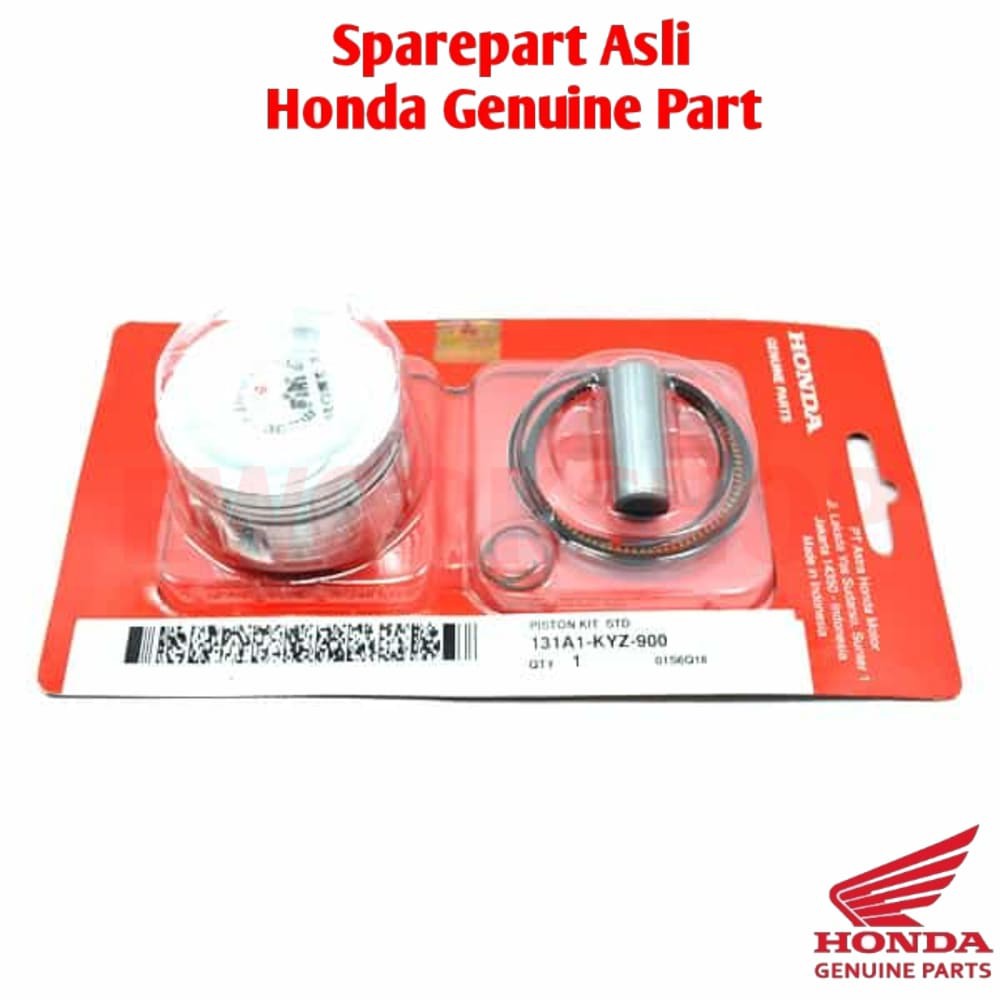 Paket Piston kit - All New Supra X 125 Helm In FI oversize std Asli Honda 131A1KYZ900