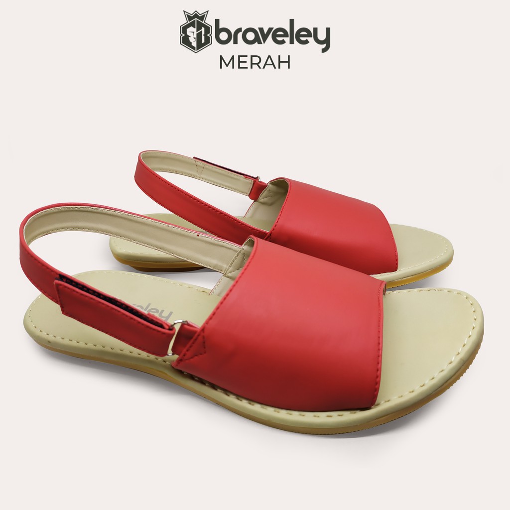 SEPATU SANDAL WANITA KARET NON SLIP / SENDAL TALI BRAVELEY