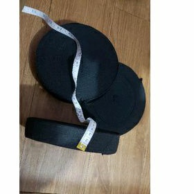 Karet Elastis Hitam 3cm per Roll