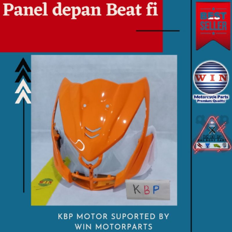 Tameng Depan Beat FI 2012 2013 2014 2015 | front panel WIN | dasi motor honda injeksi original hitam