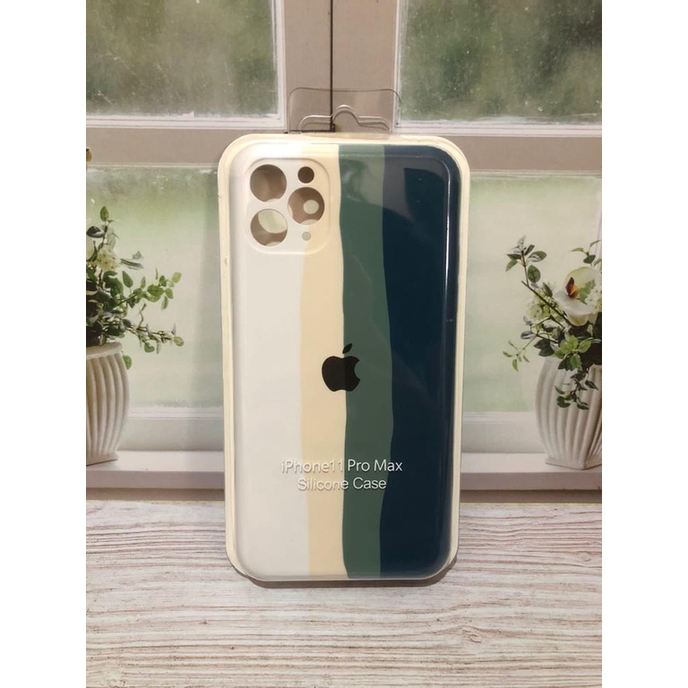 CASE IPHONE 11 PRO MAX SILIKON CASE NEW RAINBOW COVER IPHONE 11 PRO MAX