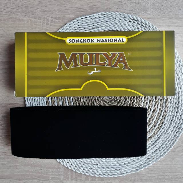 PECI SONGKOK MULYA KOPYAH HITAM PRIA PERLENGKAPAN SHOLAT BAPAK LAKI LAKI PECI LEBARAN KUPLUK COWOK