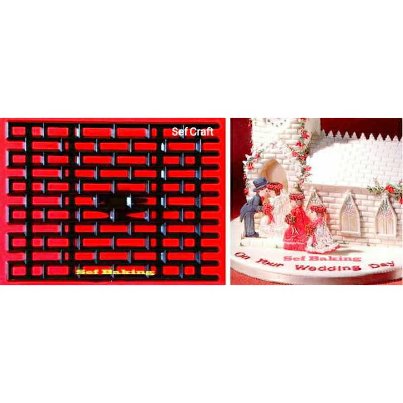 

Brickwork embosser patchwork cutter Marion Frost Usa