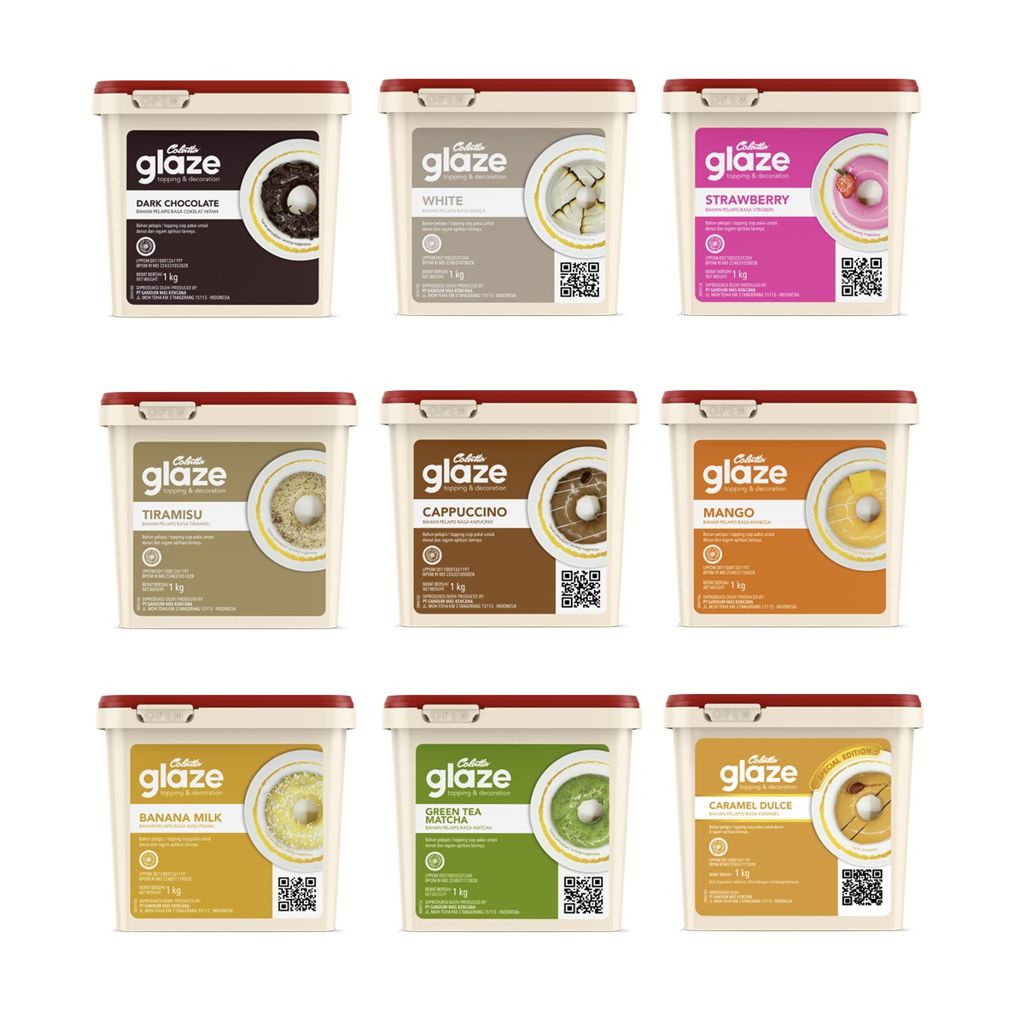 

Glaze Colatta 1 KG STORAGE / Selai Cair / Topping Donat / Glaze Donat