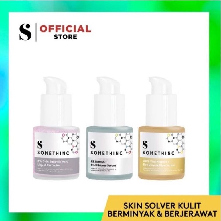 SOMETHINC SKIN SOLVER Kulit Berminyak dan Berjerawat Bundle