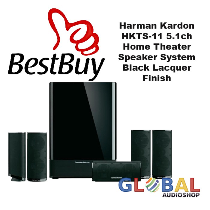 Harman Kardon HKTS11 / HKTS11 5.1 Home Theater Speaker System - Black