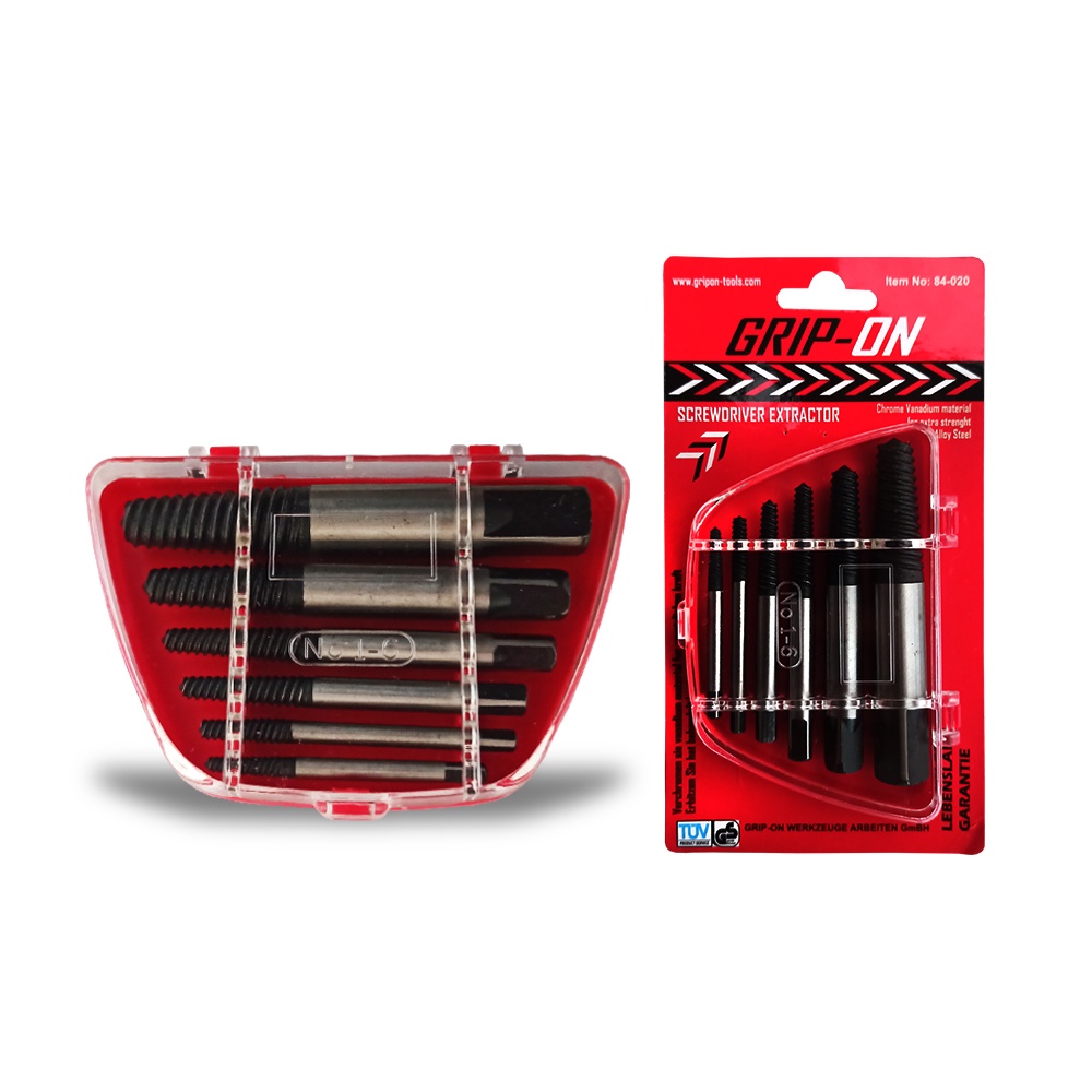 GRIP-ON TAP BALIK SET / SCREW EXTRACTOR SET 6 PCS