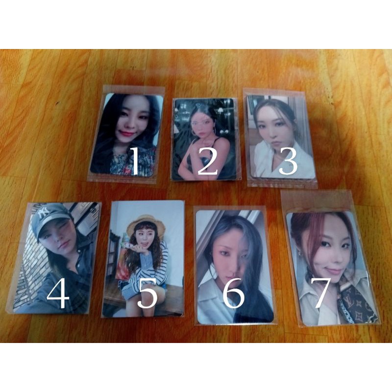 Mamamoo Wheein Moonbyul Solar Hwasa Photocard