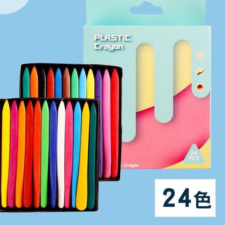 

Stock Ready Plastic Crayon Set Anak Isi 24/36