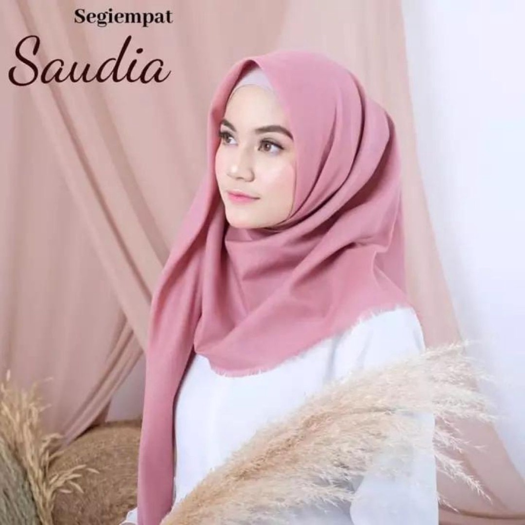 WAJIB PUNYA JILBAB SAUDIA RAWIS SEGI EMPAT MURAH /HIJAB SAUDIA RAWIS  PREMIUM/ KERUDUNG SAUDIA RAWIS TERBARU/SAUDIA RAWIS SEGIEMPAT EXCLUSIVE POLOS