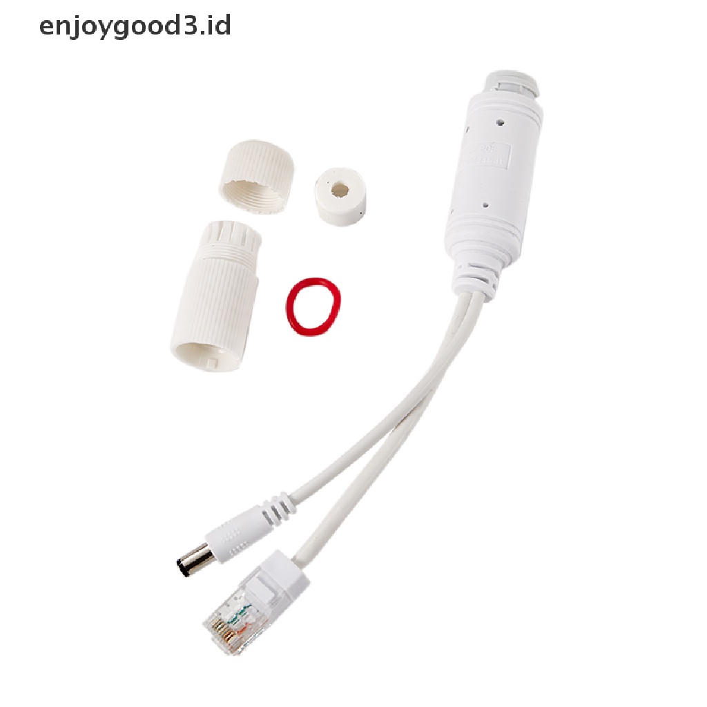 Kabel Adapter Splitter Power Supply 48V Ke 12V Anti Air Untuk Kamera IP