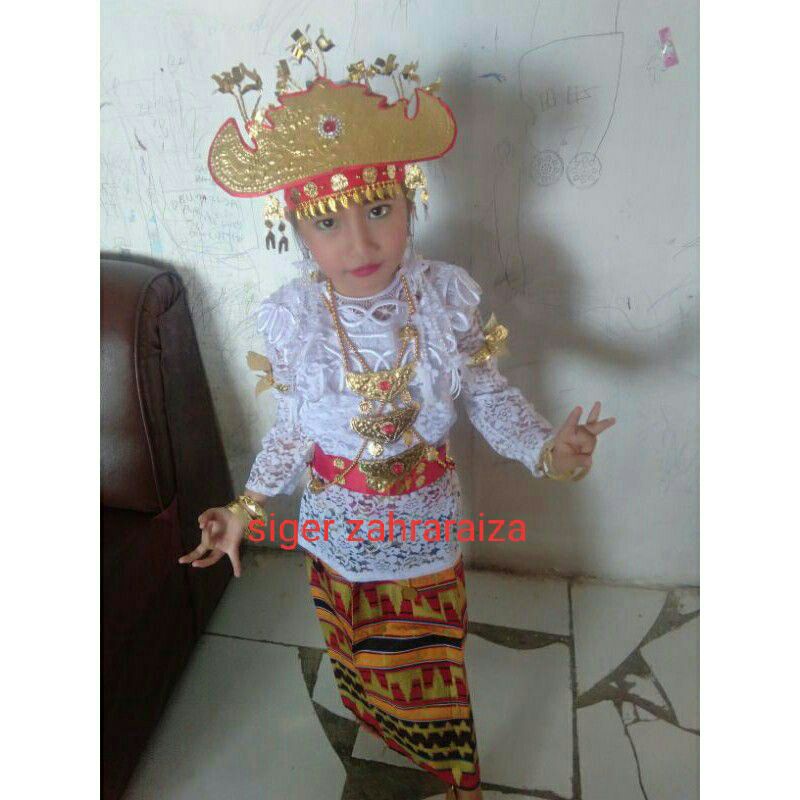 perlengkapan  alat tari Lampung #Siger Lampg#kostum adat Lampung murah