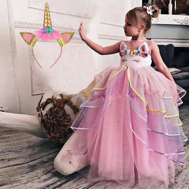 long unicorn dress