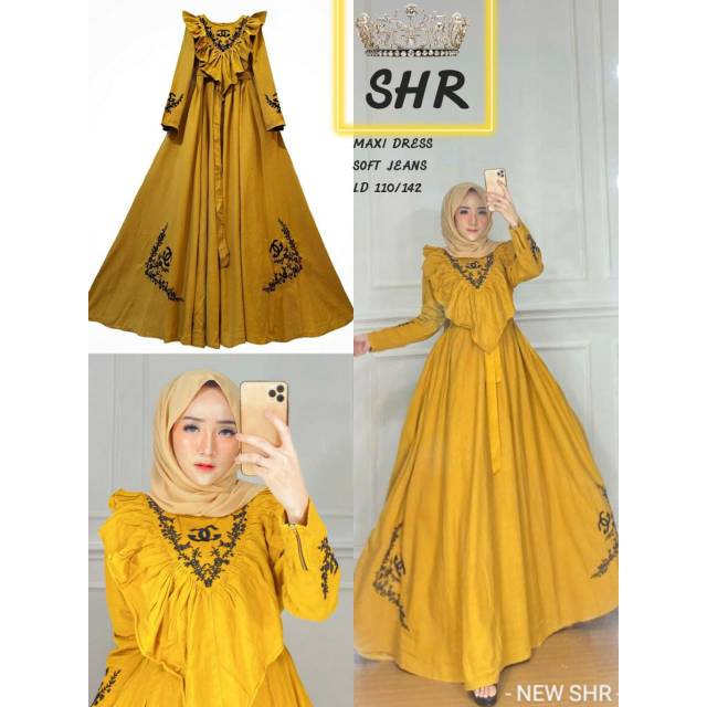 New maxi dress shof jeans ori shr