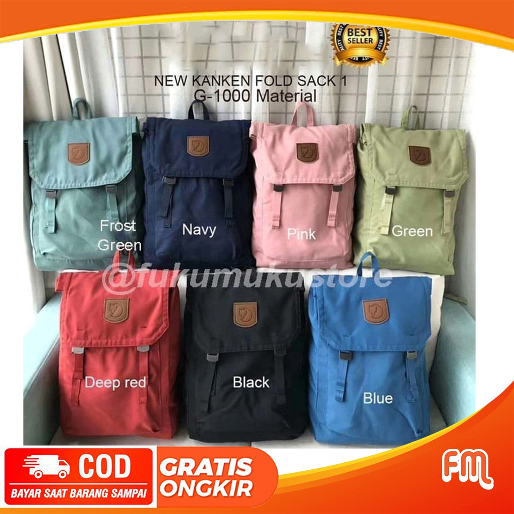 SALE Backpack Fj Kan Ken Foldsack No 1 / Ransel Ourdoor Fjall (READY GOJEK)