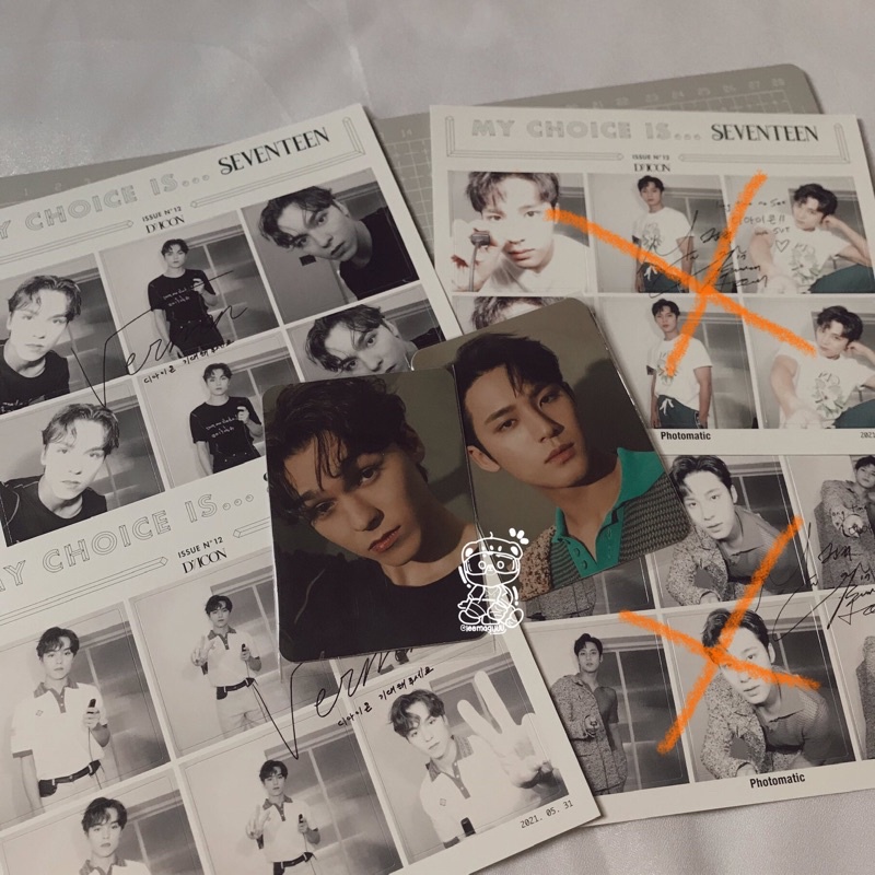 DICON LUXURY VER PHOTOMATIC SEVENTEEN VERNON MINGYU