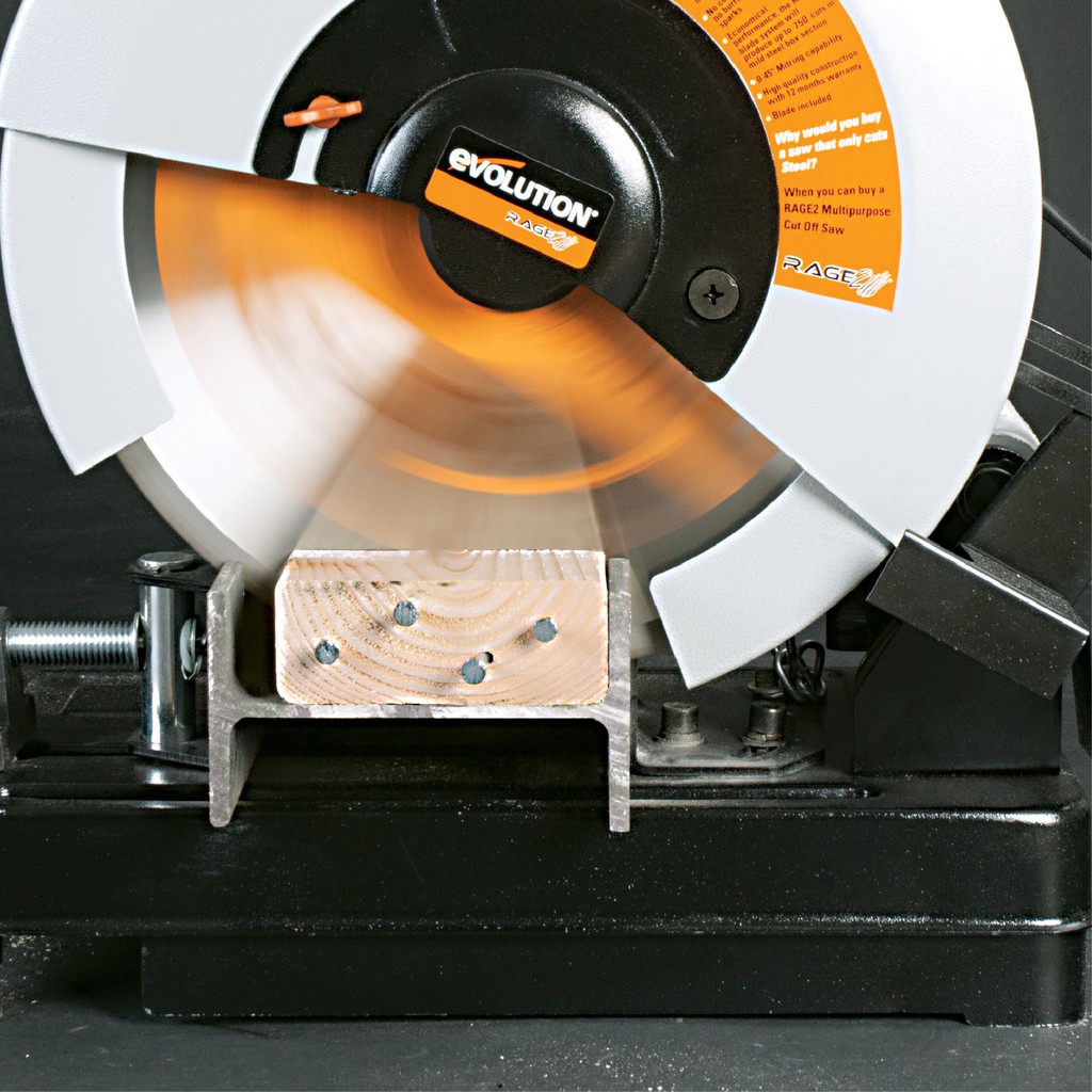 Evolution Cut Off Saw 14inch RAGE 2 Mesin Gergaji Potong Kayu Aluminium Besi