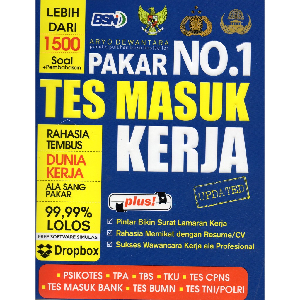 Buku Psikotes Pakar No 1 Tes Masuk Kerja Shopee Indonesia