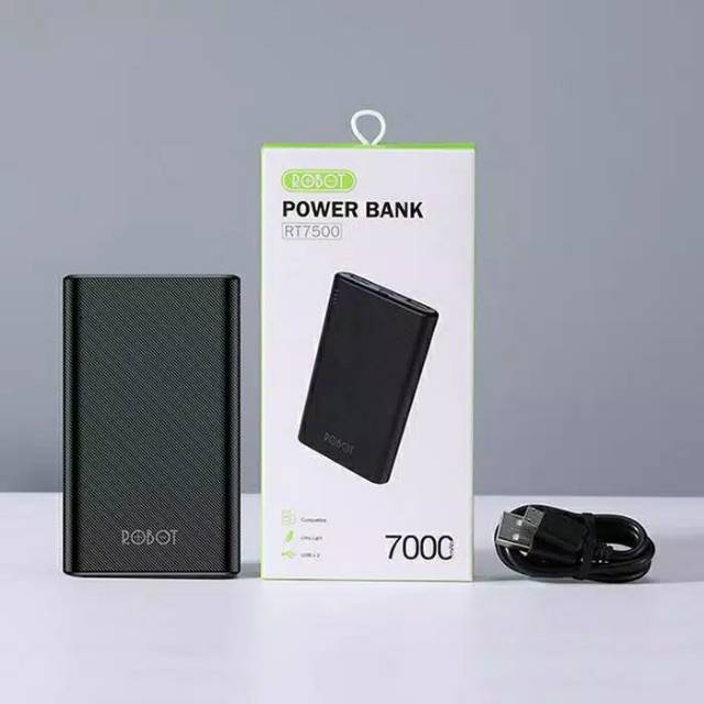 Powerbank robot 7000 mah original